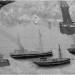 Four Steam Ships and Three Jetties (verso)